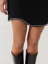 LC Waikiki Women's Zippered Shiny Stone Printed Skirt